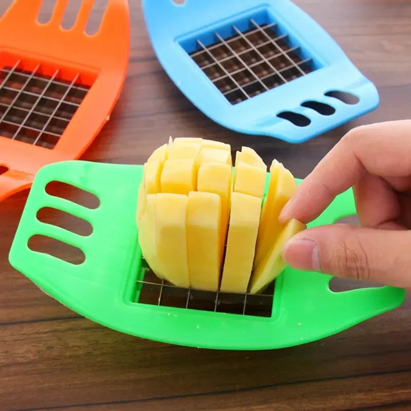 Kitchen Gadgets Useful - フライドポテトメーカー、ポテトカッター、野菜ポテトスライサー、カッターチョッパー、チップス製造ツール、ポテトカットツール、キッチンガジェット