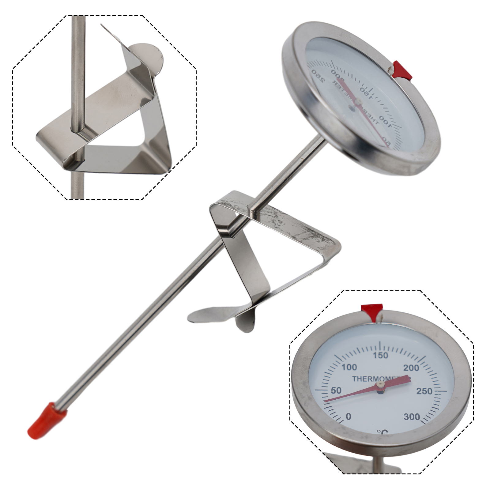 Kitchen Gadgets For Arthritic Hands - ステンレス鋼プローブ温度計キッチンツール調理温度計0〜300 ℃ ミルク コーヒー 食品 肉
