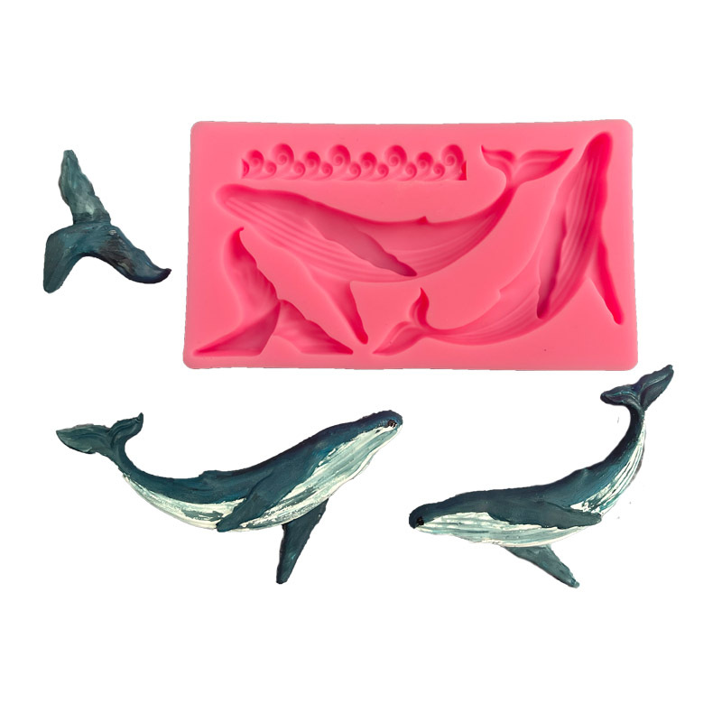 Kitchen Gadgets Oxo - シリコンクジラ型,日曜大工,オーシャンシリーズ,フォンダン,ケーキデコレーションツール,キッチンアクセサリー,ベーキング用品