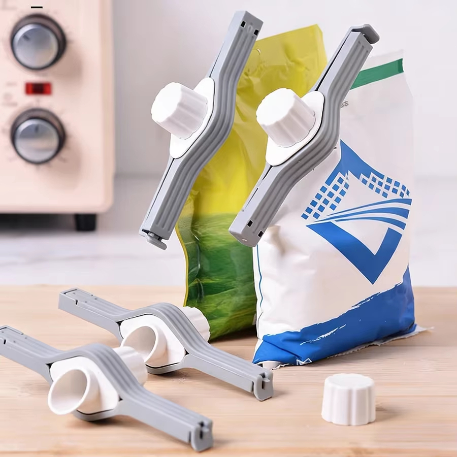 Kitchen Gadgets Oxo - キッチンシーリングクリップ スパイラル蓋 塩 レジャー食品保存ツール アクセサリー 調味料バッグ