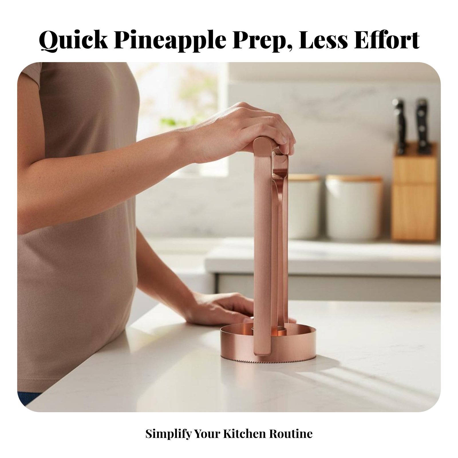 ステンレス製パイナップルカッター 芯抜き・スライス用 ステン - Kitchen Gadgets Useful のレビューと価格