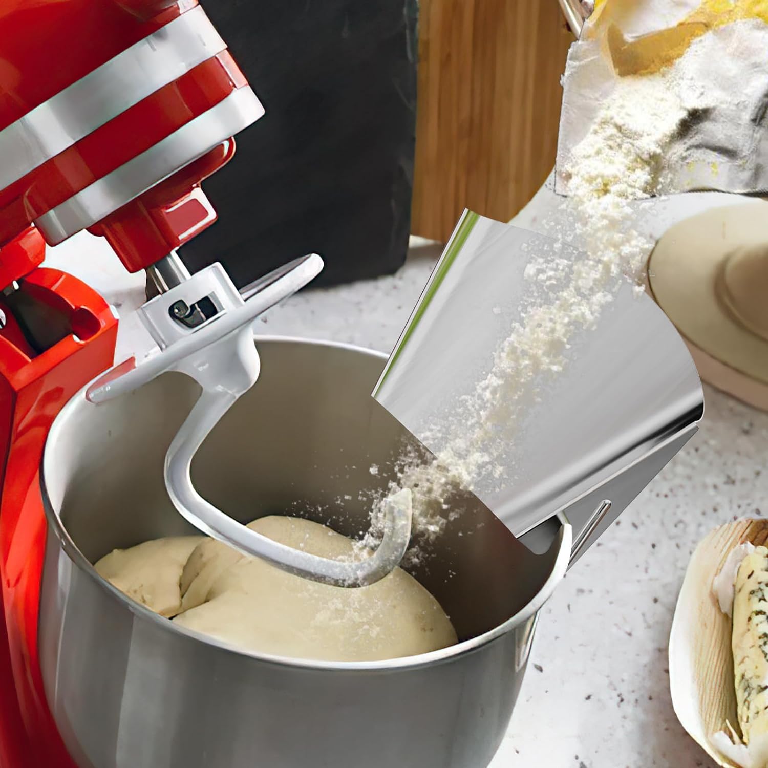 キッチンエイドスタンドミキサーステンレススチールボウル用ポア - Kitchen Gadgets Useful のレビューと価格