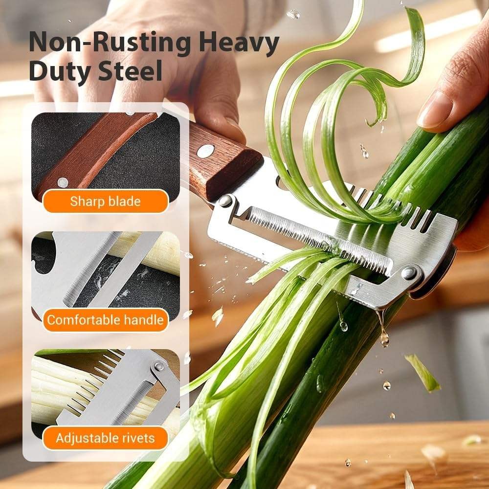 2個入り多機能ステンレス製野菜ピーラー、栓抜き付き2-in- - Kitchen Gadgets For Arthritic Hands のレビューと価格