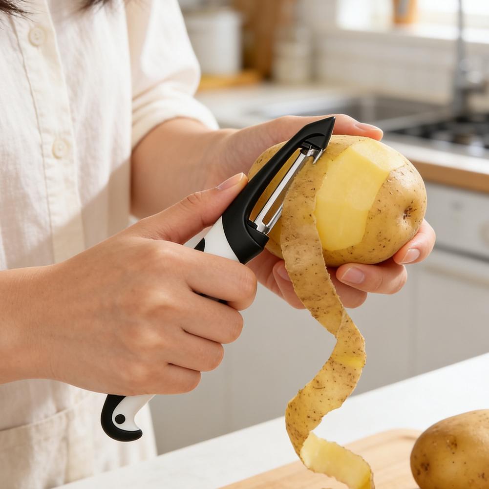 野菜スライサー ステンレス鋼ピーラーナイフカッター にんじん - Kitchen Gadgets Useful のレビューと価格