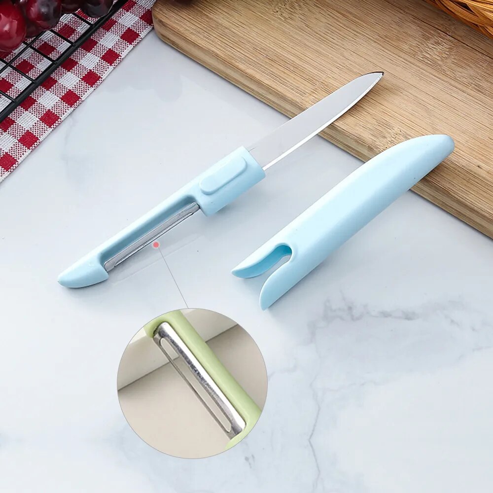 ツーインワンピーラーステンレス鋼フルーツピーラーキッチンナイ - Kitchen Gadgets For Arthritic Hands のレビューと価格