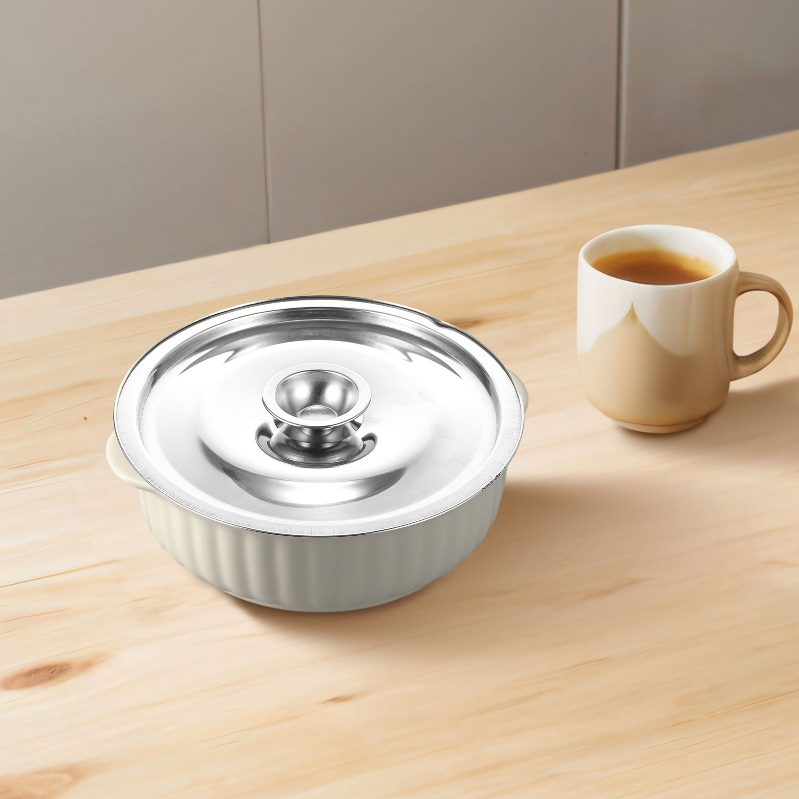 1個入り 16cm ステンレス製調味料鍋蓋 丈夫なこぼれ止め - Kitchen Gadgets Must Have のレビューと価格