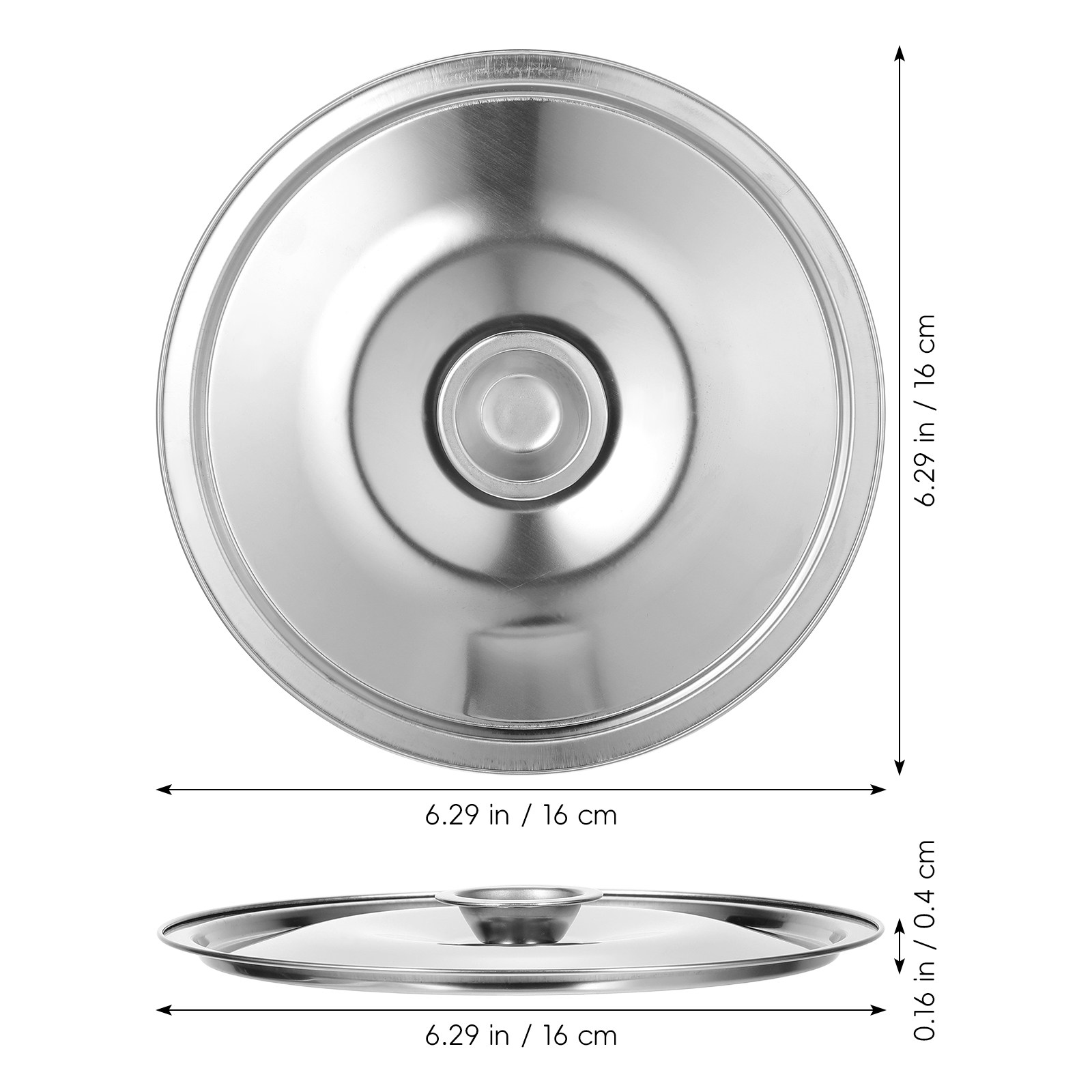 1個入り 16cm ステンレス製調味料鍋蓋 丈夫なこぼれ止め - Kitchen Gadgets Must Have のレビューと価格