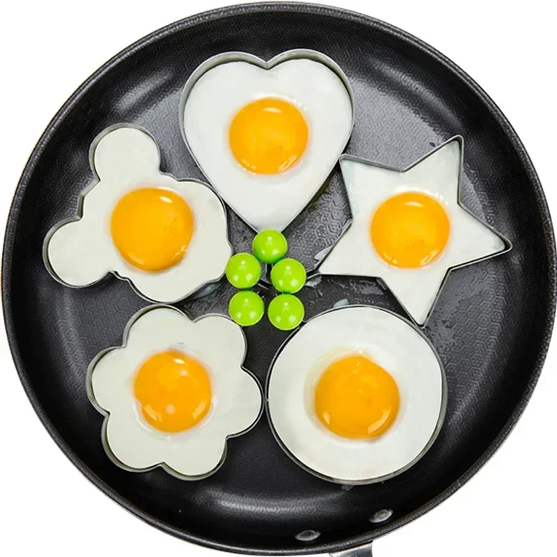 ハート型の目玉焼き型、プレミアムステンレス鋼、理想的なオムレ - Kitchen Gadgets Must Have のレビューと価格