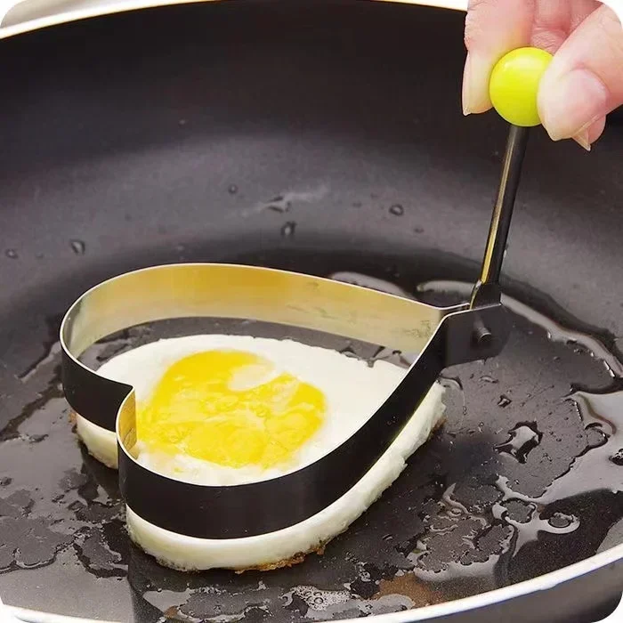 ハート型の目玉焼き型、プレミアムステンレス鋼、理想的なオムレ - Kitchen Gadgets Must Have のレビューと価格