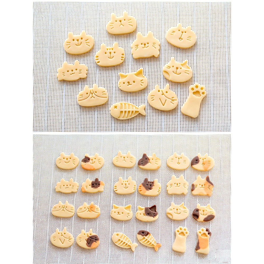 かわいい子猫DIYスタンプクッキーカッター焼き型ベーキングア - Kitchen Gadgets Oxo のレビューと価格