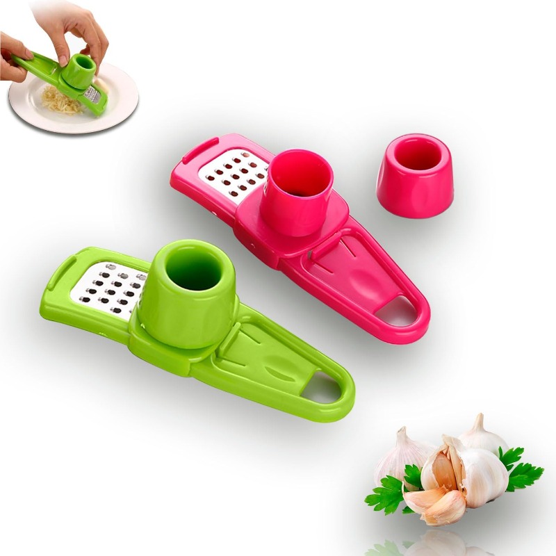 手動式ニンニクチョッパー、手動ニンニク刻み器、ニンニクグライ - Kitchen Gadgets Useful のレビューと価格