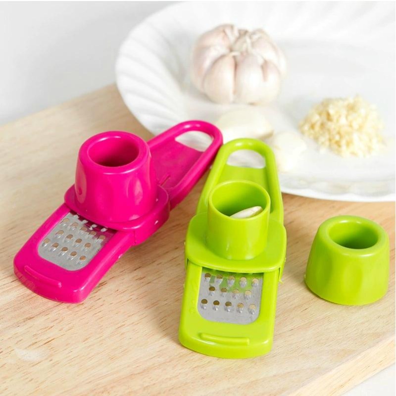 手動式ニンニクチョッパー、手動ニンニク刻み器、ニンニクグライ - Kitchen Gadgets Useful のレビューと価格