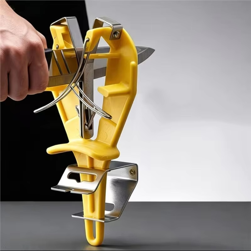 ステンレス製ナイフシャープナー、手動ナイフ研ぎツール、必須の - Kitchen Gadgets Must Have のレビューと価格
