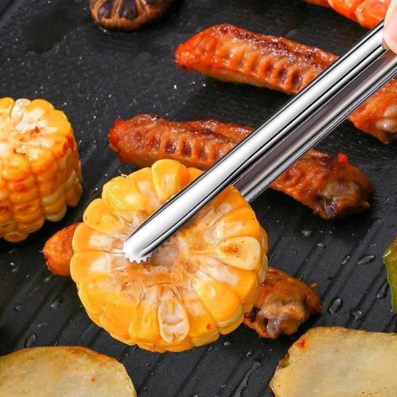 ステンレス製調理用トング 韓国バーベキューフードグリッパー  - Kitchen Gadgets For Arthritic Hands のレビューと価格