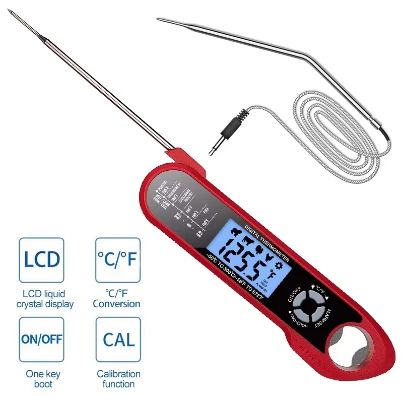 肉用温度計デュアルプローブデジタルキッチン調理用温度計肉食品 - Kitchen Gadgets For Arthritic Hands のレビューと価格