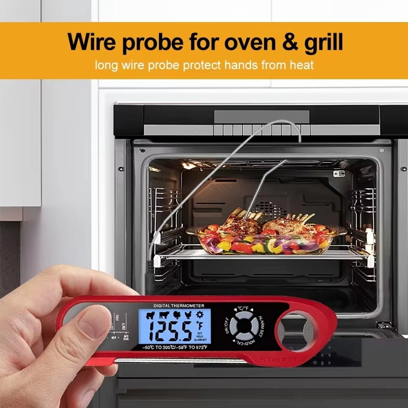 肉用温度計デュアルプローブデジタルキッチン調理用温度計肉食品 - Kitchen Gadgets For Arthritic Hands のレビューと価格