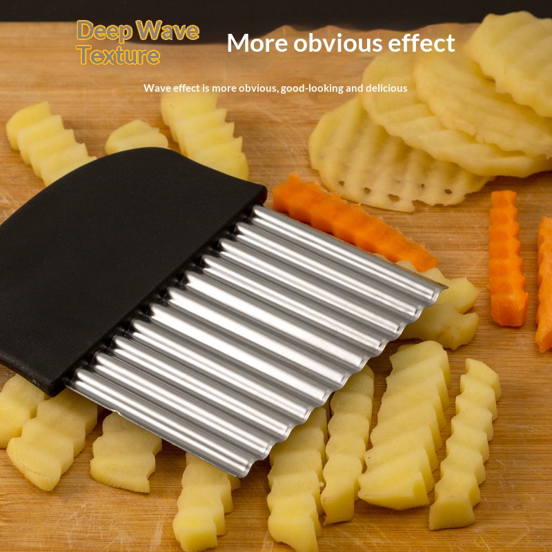 ステンレス製波型カッター、ウェーブポテトスライサー、フライド - Kitchen Gadgets Useful のレビューと価格