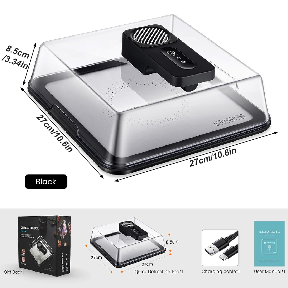 急速解凍食品用トレイ、効率的な肉解凍プレート、家庭用電気キッ - Kitchen Gadgets Useful のレビューと価格